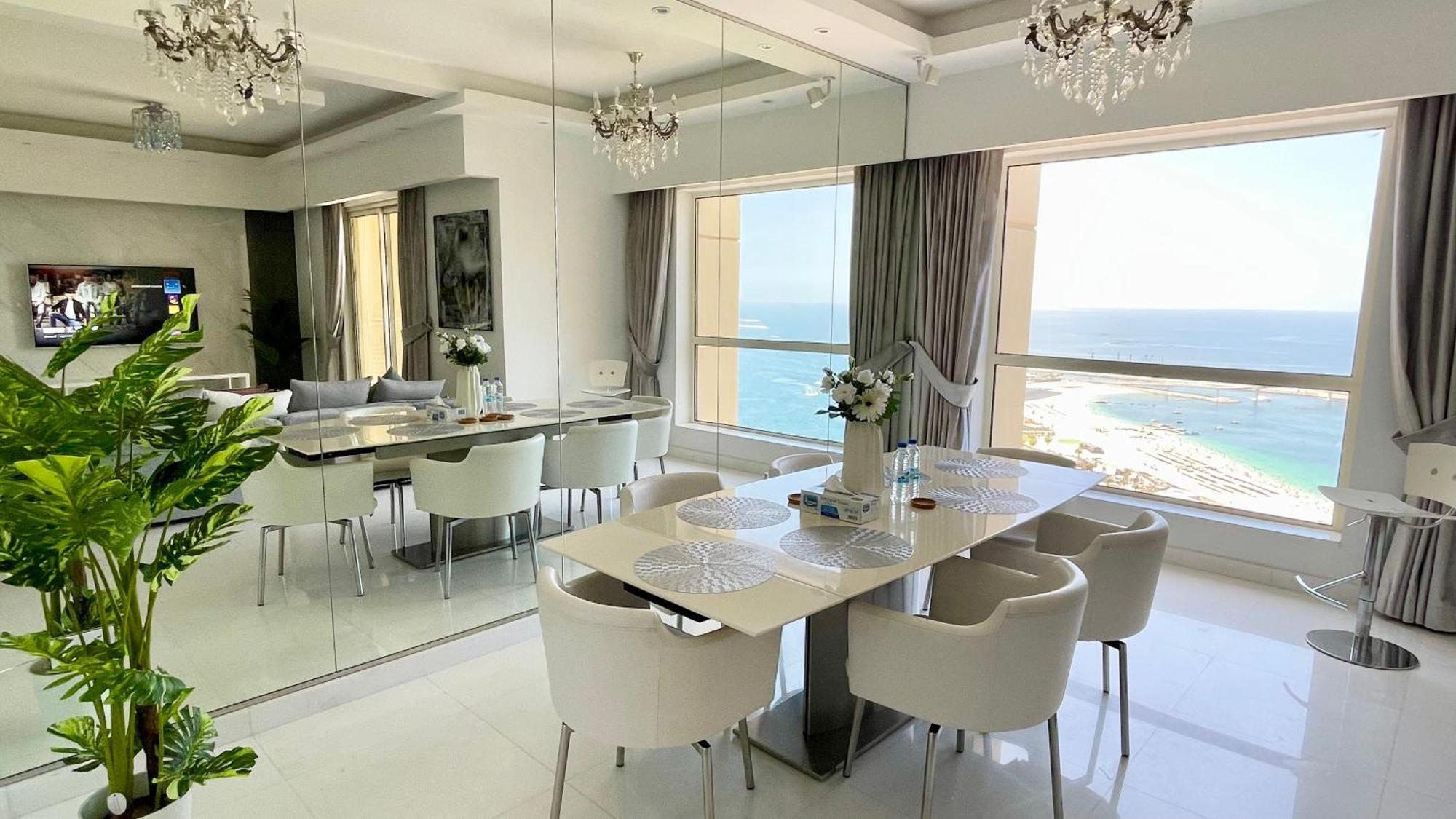 Jbr Beachfront Luxe Apartment All Rooms Sea Facing Dubai Esterno foto
