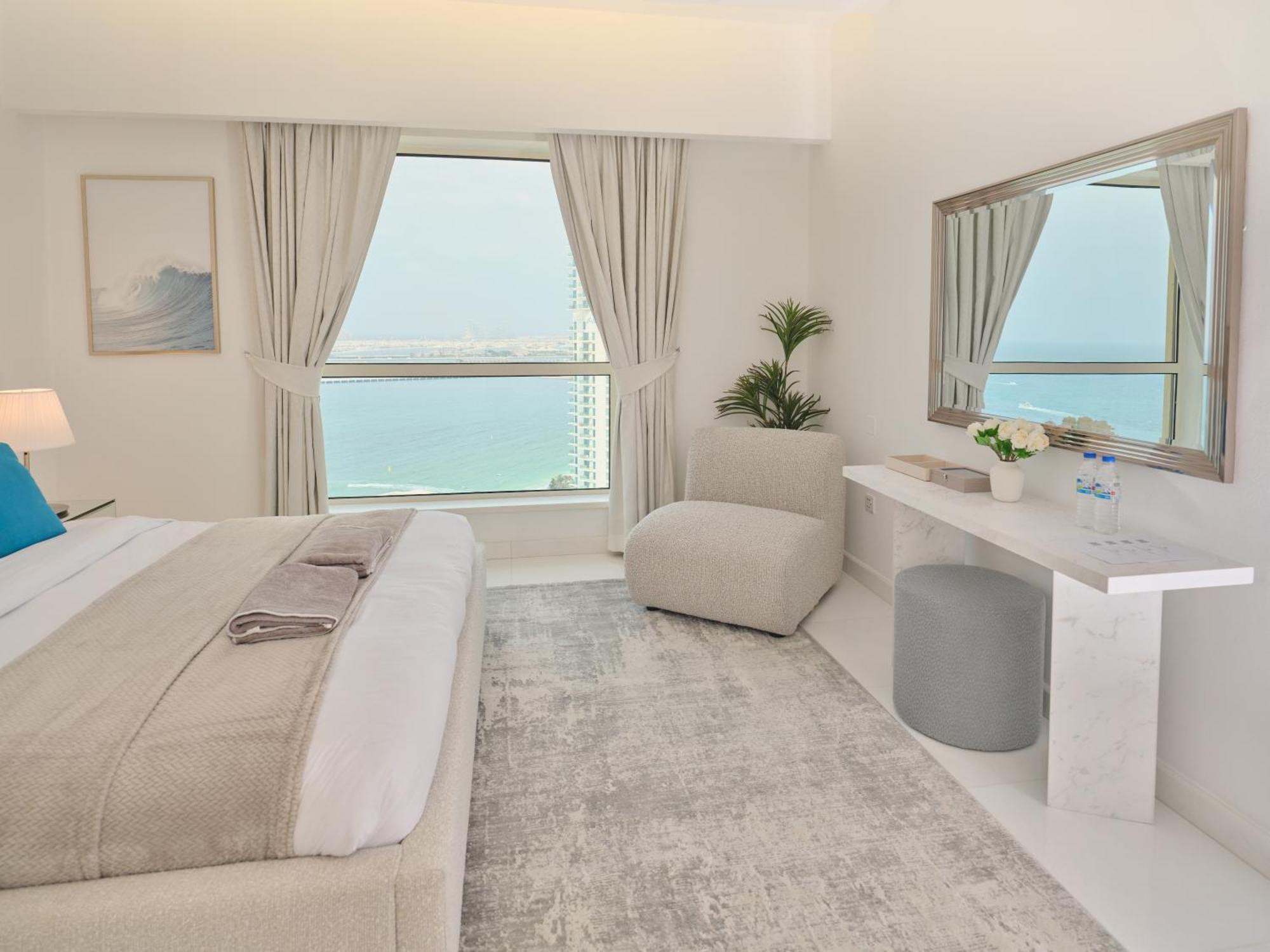 Jbr Beachfront Luxe Apartment All Rooms Sea Facing Dubai Esterno foto