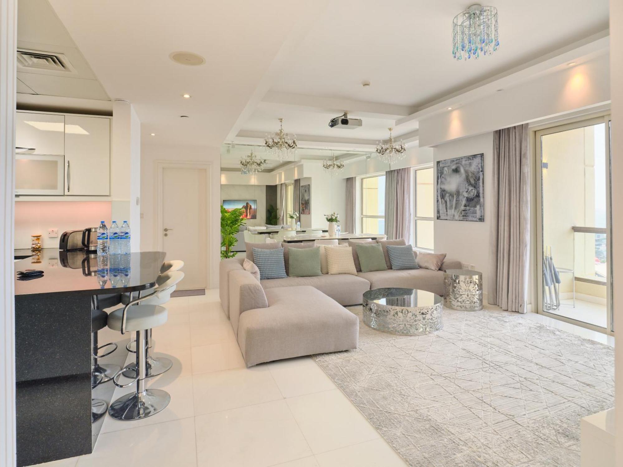 Jbr Beachfront Luxe Apartment All Rooms Sea Facing Dubai Esterno foto